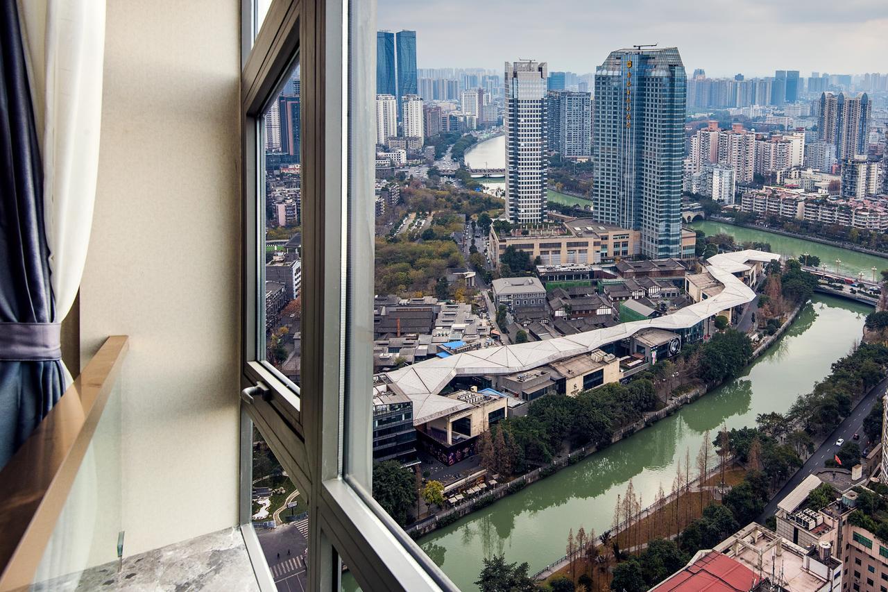 Chengdu Cloud Service Apartment Chunxi Taikoo Branch Extérieur photo