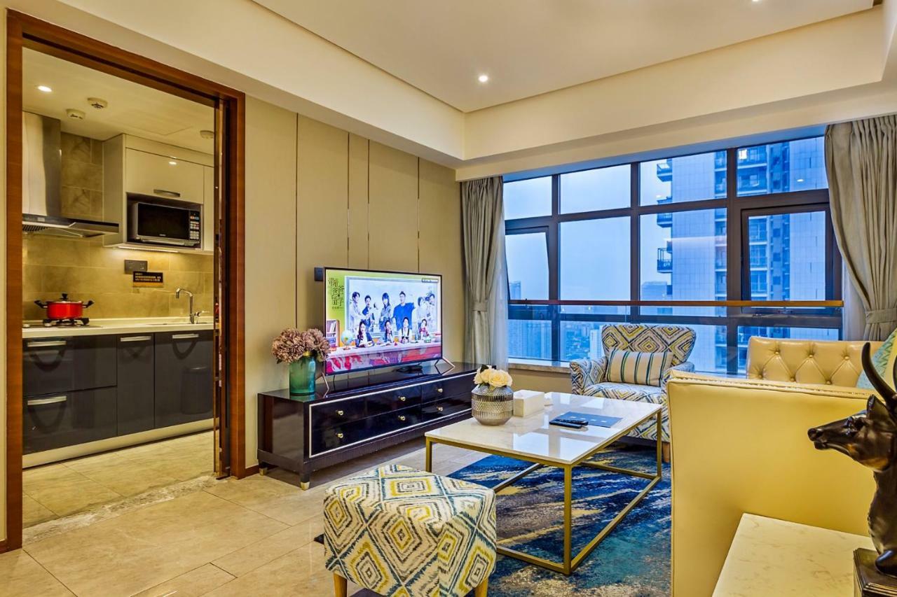 Chengdu Cloud Service Apartment Chunxi Taikoo Branch Extérieur photo